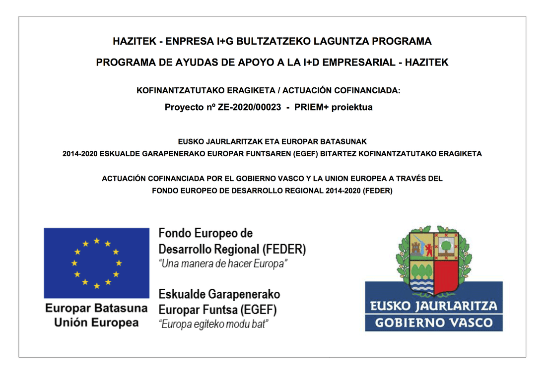 Funding poster — Project PRIEM+ 2020