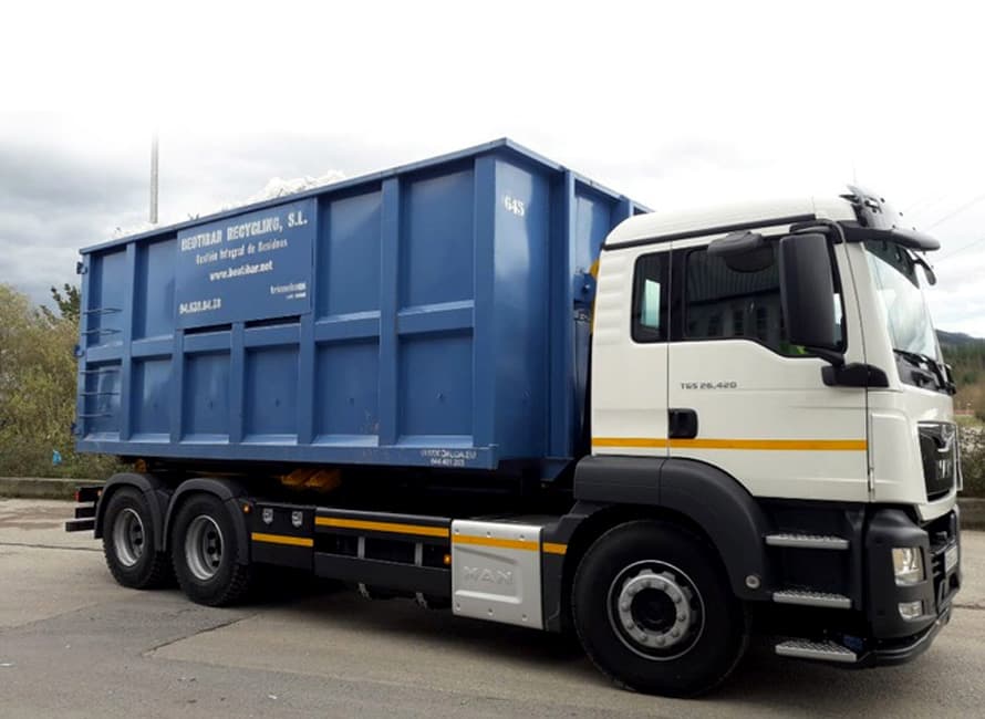 Beotibar Recycling truck — waste management service, Bizkaia